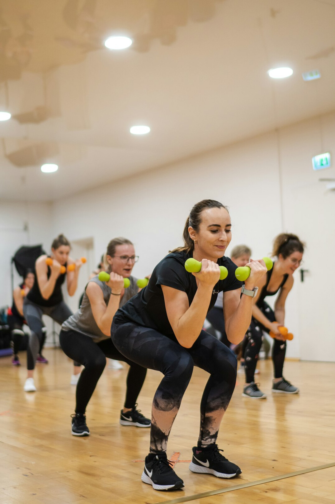 fitness class participants