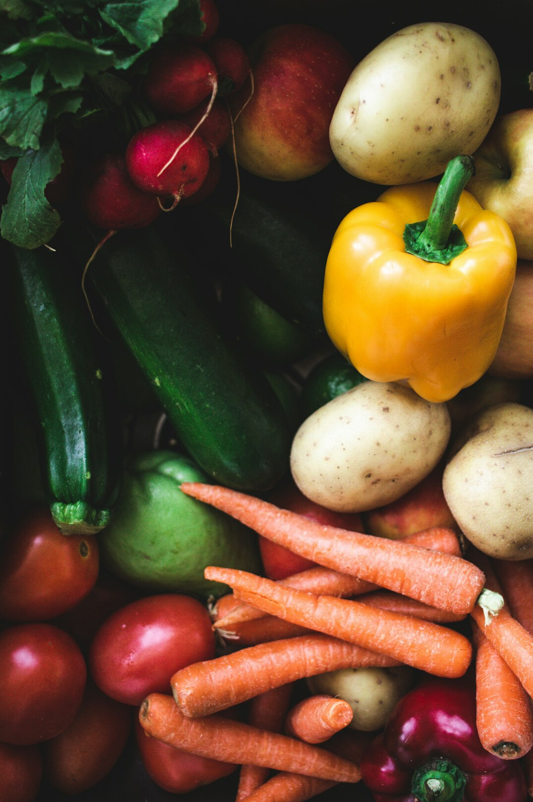 fresh fruits and vegetables