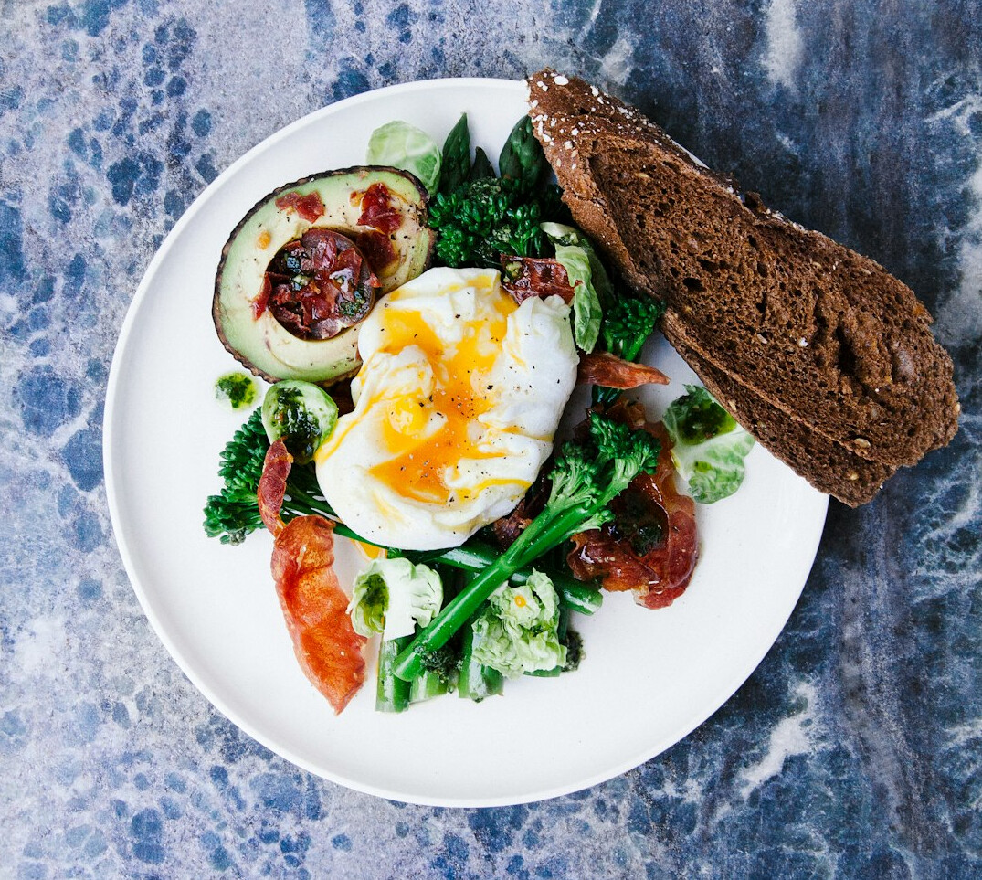 healthy meal with vegetables